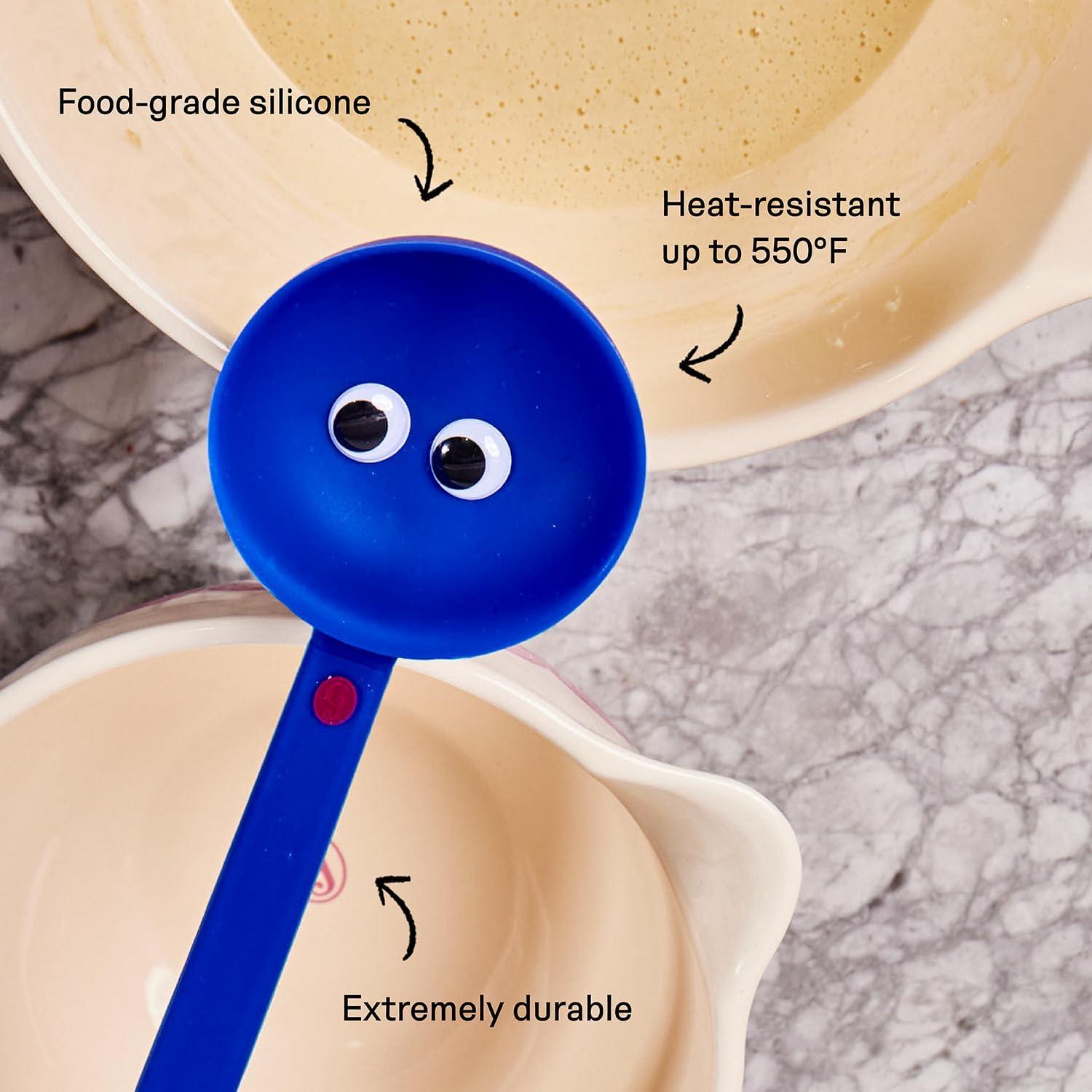 imageGreat Jones Tool Family 3Piece Large Kitchen Utensil Set Whisk Tongs Spoon BPA ampamp BPSFree HeatResistant Cookware Ergonomic Design ampamp DishwasherSafe BlueberryBlueberry