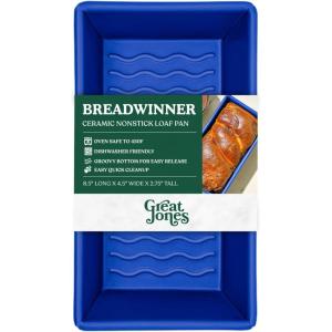 Great Jones Breadwinner (Broccoli) | Nonstick Loaf Pan for Bread, Cakes & More | Aluminized Steel with Easy Release Coating | Oven-Safe to 450°F | Even Heat Distribution | Dishwasher-Friendly(Blueberry)