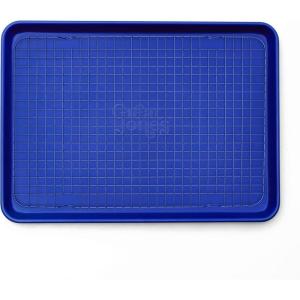 Great Jones Holy Sheet Pan & Big Chill Rack Set (Blueberry) | Nonstick, Aluminized Steel | 18.5″x13.5″ Heavy-Duty Sheet Pan & Cooling Rack | For Baking, Roasting, Broiling | Oven & Dishwasher Safe