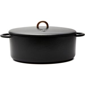 Great Jones Dutchess Cast Iron Dutch Oven Pot With Lid (Broccoli) – Large 6.75 Quart Size, Dual Handles – All Stovetop Safe – 500° Dutch Oven For Bread Baking | Dishwasher Friendly(Pepper)