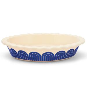 Great Jones Sweetie Pie 10 inch Ceramic Pie Dish (Blueberry) | Pie Pan for Baking Quiches, Pot Pies & More | Durable, Round Oven Safe Baking Dish 500°F | Microwave & Dishwasher Safe